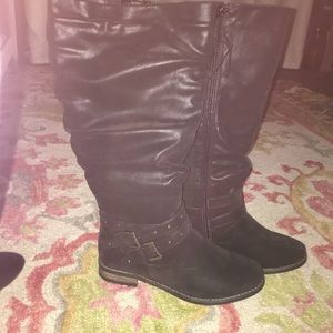 Lane Bryant Faux Suede Boots 9W